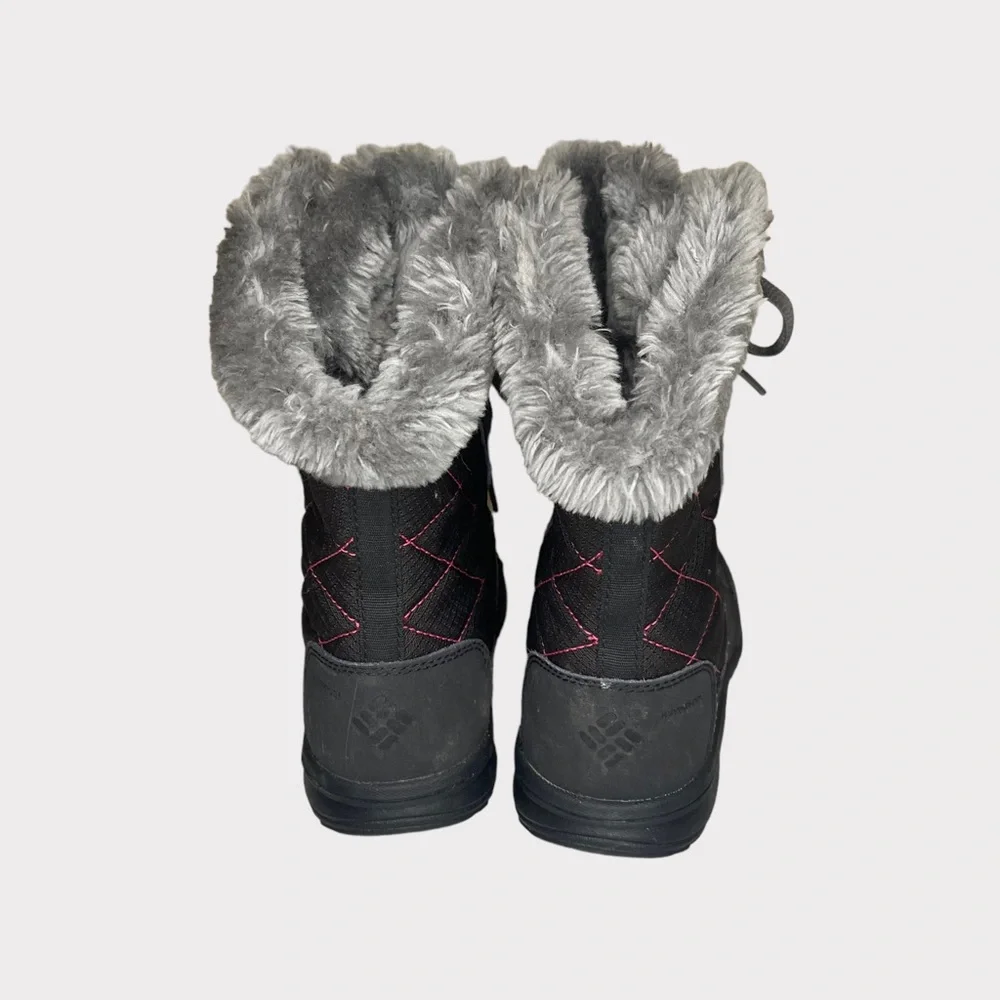 Columbia Ice Maiden II Snow Fur Lined Black Boots